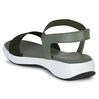 Saphire Flat Sandal,Slipper For Women's And Girl's (Olive, numeric_5)-thumb2