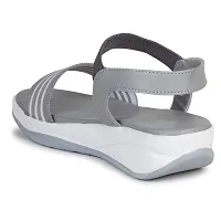 Stylish P-3 fashion sandals for women and girls (Grey, numeric_4)-thumb2