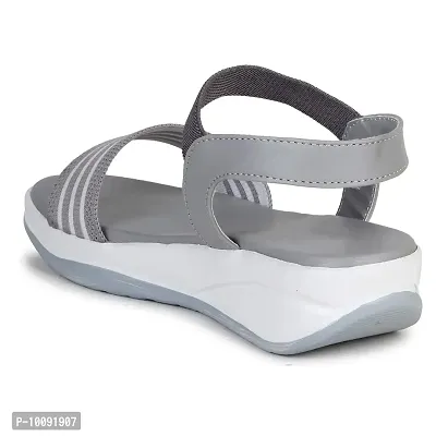 Stylish P-3 fashion sandals for women and girls (Grey, numeric_4)-thumb3