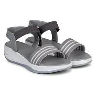 Stylish P-3 fashion sandals for women and girls (Grey, numeric_4)-thumb3