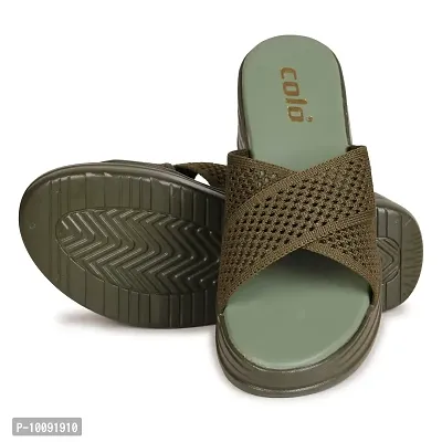 Saphire Stylish sandals for women (Olive, numeric_8)-thumb5