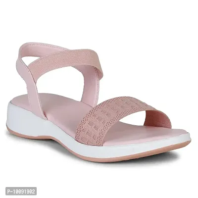 Saphire Flat Sandal,Slipper For Women's And Girl's (Peach, numeric_4)-thumb0