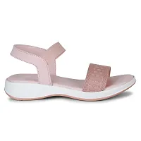 Saphire Flat Sandal,Slipper For Women's And Girl's (Peach, numeric_4)-thumb1