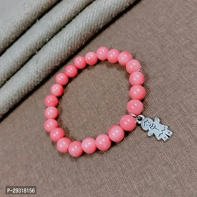 Elegant Pink Pearl Bracelet For Women