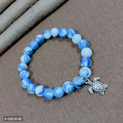 Elegant Blue Pearl Bracelet For Women-thumb0