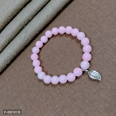 Elegant Pink Pearl Bracelet For Women