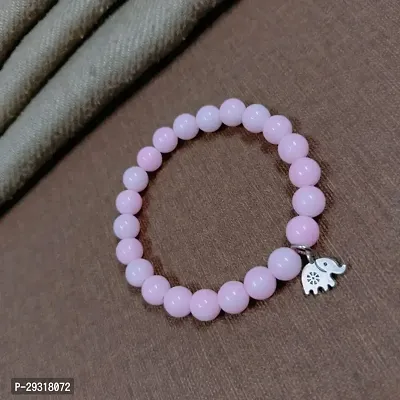 Elegant Pink Pearl Bracelet For Women