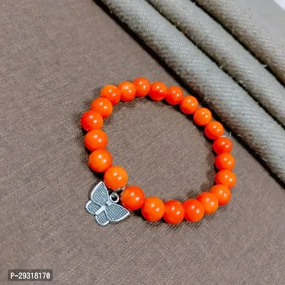 Elegant Orange Pearl Bracelet For Women-thumb0