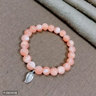 Elegant Pink Pearl Bracelet For Women-thumb0