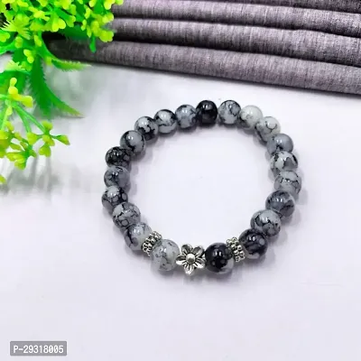 Elegant Grey Pearl Bracelet For Women-thumb0