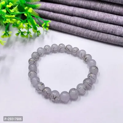 Elegant Grey Pearl Bracelet For Women-thumb0