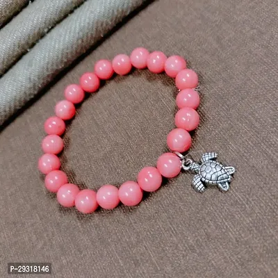 Elegant Pink Pearl Bracelet For Women