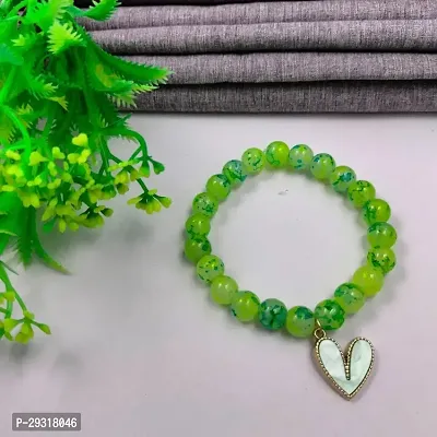 Elegant Green Pearl Bracelet For Women-thumb0