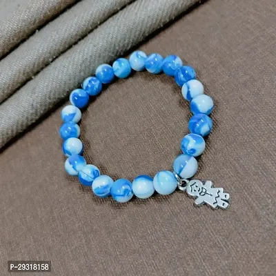 Elegant Blue Pearl Bracelet For Women-thumb0