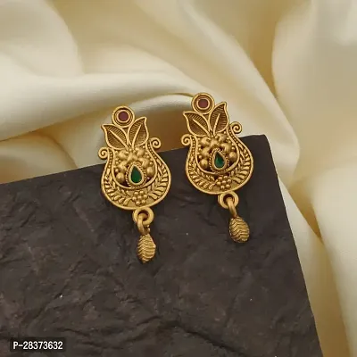 Designer Golden Alloy Earrings For Women