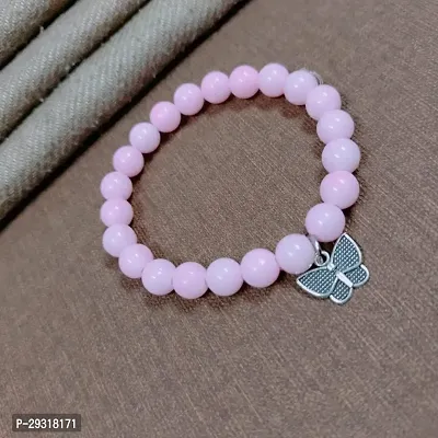 Elegant Pink Pearl Bracelet For Women-thumb0