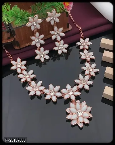 Khodalkrupa Jewellary New Stylish Fancy Designer Necklace With Designer Earings