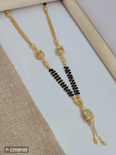 Khodalkrua Jewellery MNew stylish fancy designer Gold plated Mangalsutra Dokiya-thumb0