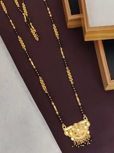 Traditional Gold Alloy Mangalsutra For Women