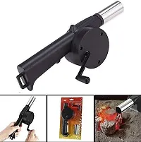 Fireplace Blowers Large Hand Wood Bellows 19x 8 Camping Fire Air Fan with Cast Nozzle for Outdoor Camping BBQ Grill Chimney 1 PC-thumb1