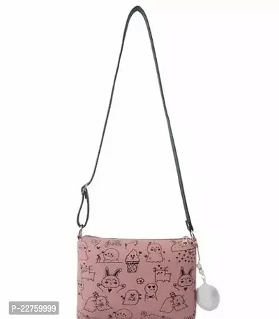 Stylish PINK PU  Sling Bags For Women-thumb4