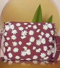Stylish Multicoloured PU  Sling Bags For Women-thumb1