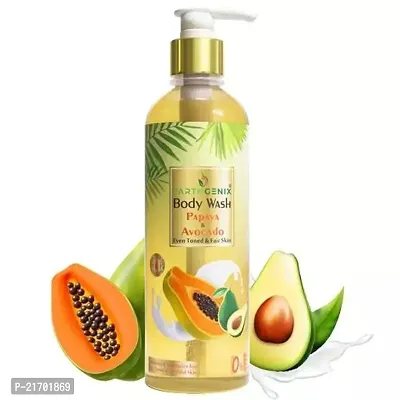 Earthgenix Body Wash Papaya And Avocado (300ml)