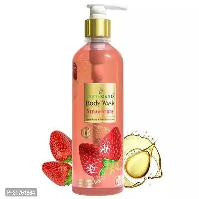 Earthgenix Strawberry Body Wash (300ml)