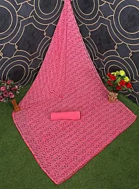 MAVIE Elegant Comfort Georgette Traditional Suneri Regular Saree, Pink-thumb1
