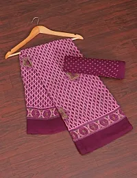 MAVIE Elegant Comfort Georgette Traditional Silky Regular Saree, Purple-thumb1