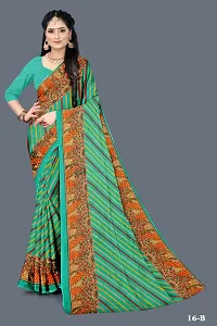 New Leheriya Design Printed Saree-thumb2