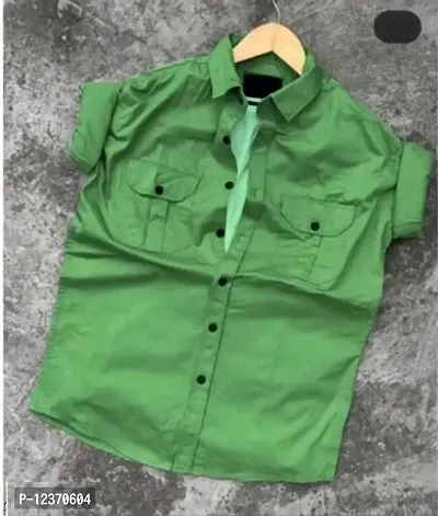 Stylish Cotton Double Pocket Shirts For Men Cargo Shirts