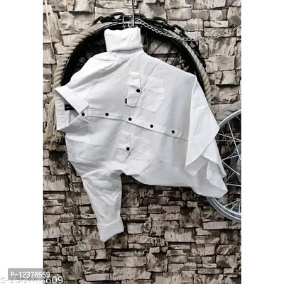 Stylish Cotton Double Pocket Shirts For Men Cargo Shirts-thumb0