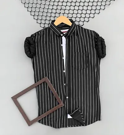 Stylish Attractive Casual Striped Shirts for Men Lining Shirts For Men