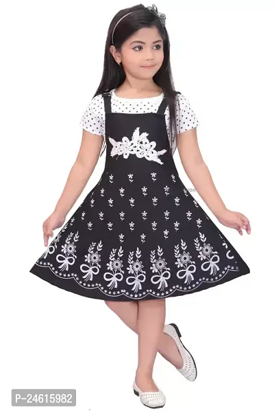 Fabulous  Cotton Blend Printed Frocks For Girls