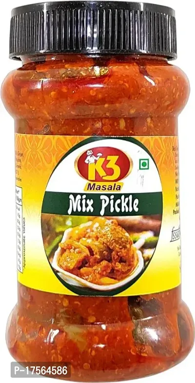 Best Quality K3 Masala Mix Pickle 250Gm (Pack Of 1) Mixed Pickle (250 G)