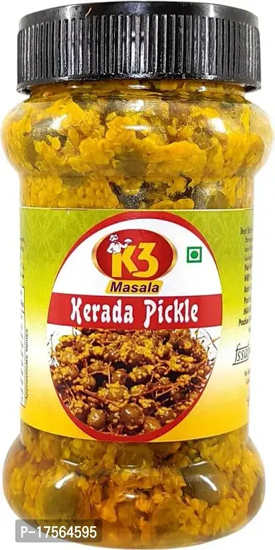 Best Quality K3 Masala Kerda (Berry) Pickle 250Gm. (Pack Of 1) Mango Pickle (250 G)