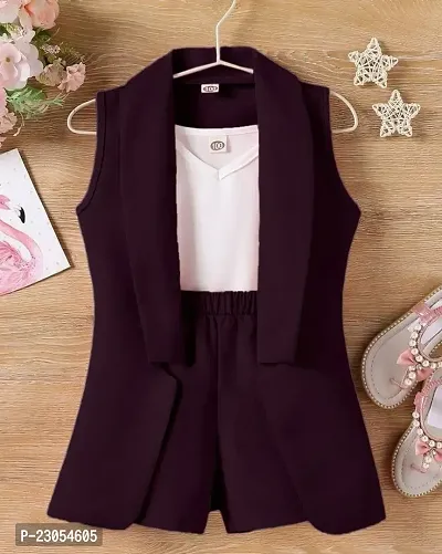 Classic Polyester Clothing Set For Girls-thumb0