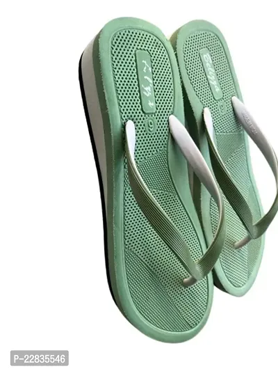 Trending with Quality Ladies Slippers Green-thumb0