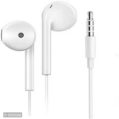 Heavy Bass Earphone with Mic Wired Headsetnbsp;nbsp;(White, In the Ear)-thumb3
