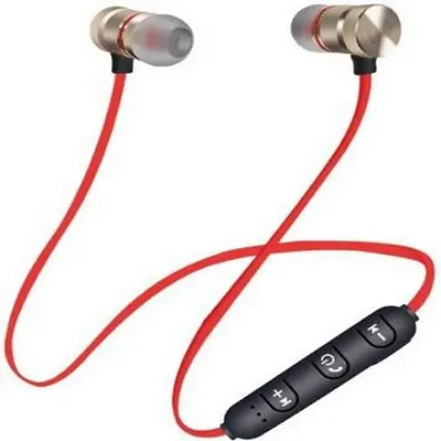 Q20 Bluetooth Magnetic Handsfree Headphones for Smartphones Bluetooth Headsetnbsp;nbsp;(Red, Black, In the Ear)