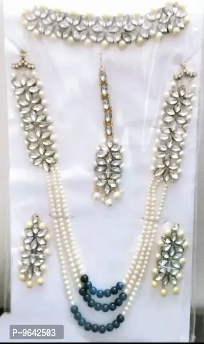 Elegant Pearl Jewellery Set for Women