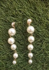 Elegant Pearl Earrings For Women-thumb1