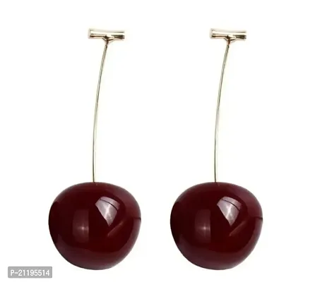 Cherry Earrings Cherry Sweet Earrings 3D Cherry Dangle Earrings