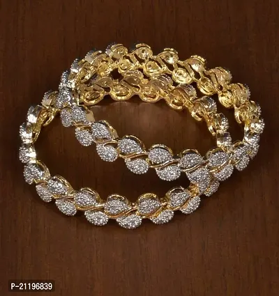 American Diamond Bangles Set for Women setof2-thumb0