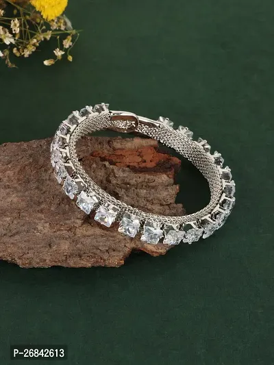 Silver Plated Designer Bracelet-thumb0