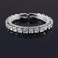Silver Plated Designer Bracelet-thumb1
