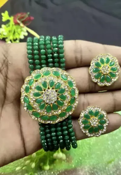 Stylish Fancy Alloy Artificial Jewellery Set For Women