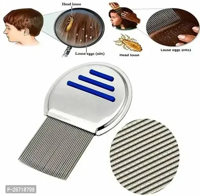 Stainless Steel Lice Treatment Comb for Head Lice Remover LiceEgg RemovalComb-thumb0