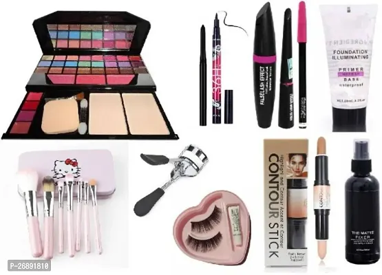 Waterproof Makeup Kit With Face Makeup Combo Set ( 10 Item In The Set )